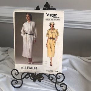 Vintage Vogue ANNE KLEINAmerican Designer Pattern 1531